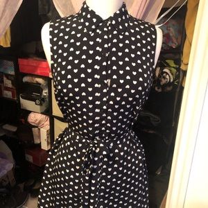 Forever 21 Navy blue Heart dress
